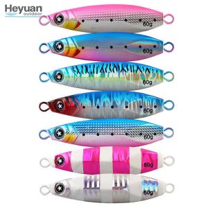 Heyuan Outdoor 30g 40g 50g 60g Metal Jig Lures Saltwater Fishing Lures