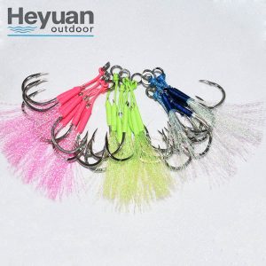 Heyuan Saltwater Jigging Hooks 10# 11# 12# 13# 14# 15# 16# 17# 18# 20# 22#