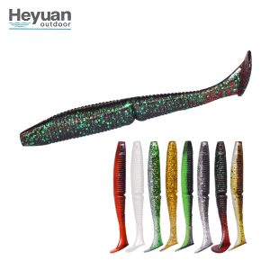 Heyuan Outdoor Ribbed T-Tail Soft Lures 140mm/17g