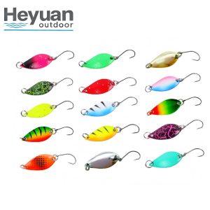 Heyuan Metal Spinner Spoon Lures &ndash; 2.5g/3.5g/5g Trout & Bass Fishing Baits