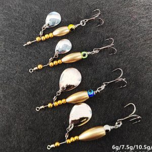Heyuan Spinner Baits &ndash; 6g/7.5g/10.5g/13.5g Fishing Lures for Bass, Pike & Trout