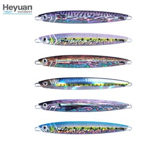 Heyuan Outdoor Deep Sea Fishing Jigs &ndash; 40g-200g Long Casting Metal Lures for Tuna & GT