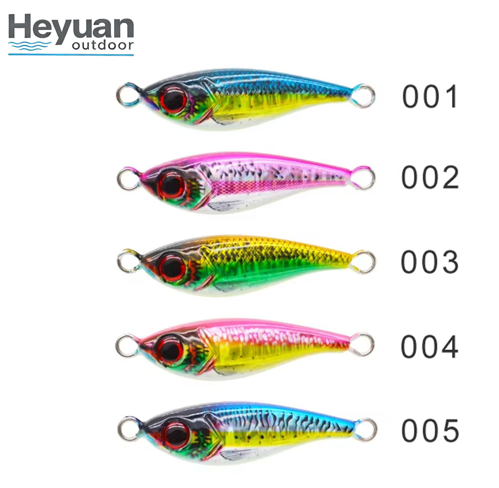 Heyuan 3D Design Slow Pitch Jig 20g 30g 40g 60g 80g - 图片 2