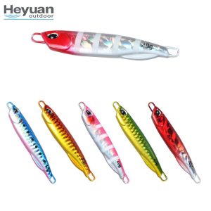 Heyuan Slow Pitch Metal Jig Lures 10g-60g for Inshore & Offshore