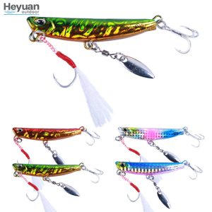 Heyuan S Shape Metal Jigging Lure For Amberjack 10g 15g 20g 25g 30g 40g 60g Slow Jig with Assist Hook