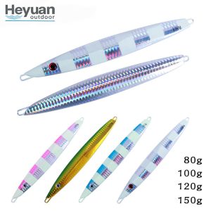 Heyuan Vertical Jig 80g-150g Metal Fishing Lures for Saltwater Big Game