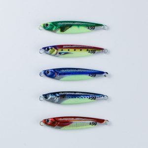 Heyuan Metal Jigs 15g-80g Lead Fish Fishing Lures for Saltwater & Freshwater