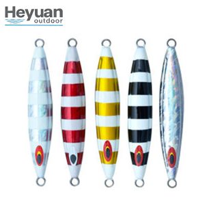 Heyuan Ultra-Heavy Deep Sea Jigs 200g-350g Striped & Holographic Fishing Lures for Big Game